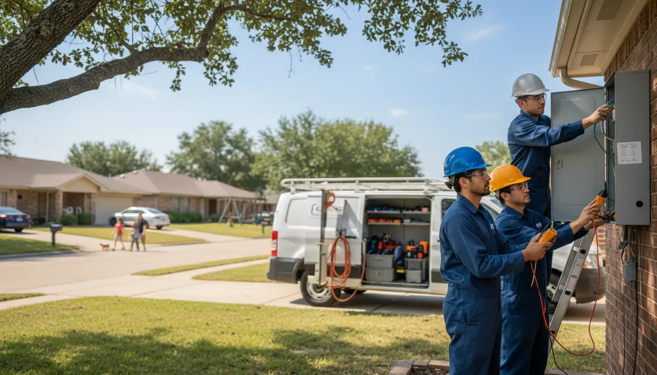Certified electrician providing emergency electrical services in Clarksville, OH